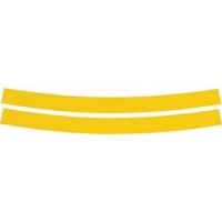 日本中山 TRUSCO  TR260Y ＴＲＵＳＣＯ　ヘルメット用反射シール　黄　１０本入