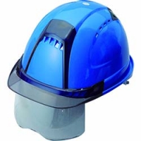 （株）トーヨーセフティー NO.391F-S-C-RB トーヨーセフティ　ヘルメット　ヴェンティープラス　シールド面付　ロイヤルブルー