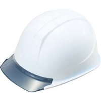 （株）谷沢製作所 161-EZV-V2-W タニザワ　ヘルメット（透明ひさし）