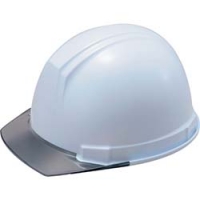 （株）谷沢製作所 169-JZV-V2-W3-J（W） タニザワ　エアライト搭載ヘルメット（透明バイザータイプ・溝付）　白