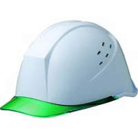 GN ミドリ安全　女性用ヘルメット　ＬＳＣ－１１ＰＣＬＶ　α　ホワイト／グリーン