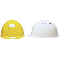 ＤＩＣプラスチック（株）安全資材営業部 F-03V-Y KP ＤＩＣ　Ｆ－０３Ｖ型ヘルメット　黄　ＨＡ２内装ＫＰ付