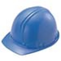 （株）谷沢製作所 ST-179EPZ（B） タニザワ　軽量型ヘルメット（前ひさし・溝付型）　青