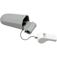 （株）谷沢製作所 670G（GY） タニザワ　ホイッスルホルダー（溝付きタイプ）　グレー