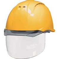 S KP ＤＩＣ　ＡＡ１１－ＣＳＷ型ヘルメット　黄／スモーク　ＫＰ付