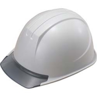 （株）谷沢製作所 161JZVV2GR5 タニザワ　エアライト搭載ヘルメット（ＰＣ製・透明ひさし型）