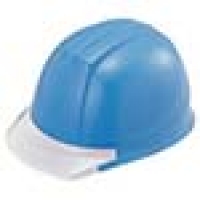 （株）谷沢製作所 141EZ-VI（B） タニザワ　ＰＣ製透明ひさし型ヘルメット　青