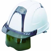 （株）トーヨーセフティー NO.391F-S-G-WH トーヨーセフティ　ヘルメット　ヴェンティープラス　シールド面付　白