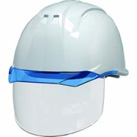 B ＤＩＣ　透明バイザーヘルメット（シールド面付）　ＡＡ１１ＥＶＯ－ＣＳ　ＫＰ　白／ブルー