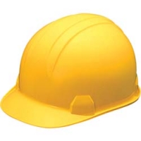 ユニット（株） 377-28YE ユニット　ヘルメット前ひさし型（飛・墜・電）黄　ＡＢＳ