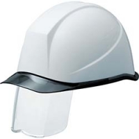 S ミドリ安全　ＰＣ製ヘルメット　スライダー面付　透明バイザー