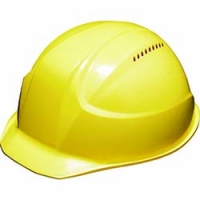 日本中山 TRUSCO  TD-AA17V-Y ＴＲＵＳＣＯ　超軽量ヘルメット“軽帽”　通気孔付　イエロー