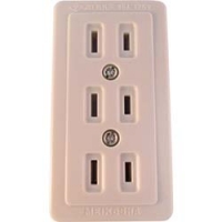 日本明工 MEIKO  MR2775W 明工　トリプルコンセント（白）