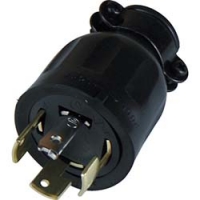 美国电机 AMERICAN DENKI  4222R アメリカン電機　引掛形　ゴムプラグ　接地３Ｐ２０Ａ２５０Ｖ