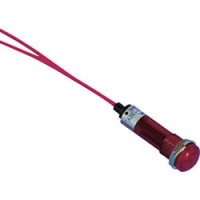 DC100V-R サカズメ　ＬＥＤ表示灯　ＤＡ－１０ＭＬ　（ＡＣ／ＤＣ１００Ｖ接続）　Φ１０　赤