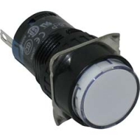 （株）坂詰製作所 DOH-7T-DC24V-R サカズメ　メタルフレーム形ＬＥＤ表示灯　ＤＯＨ－７Ｔ　ＤＣ２４Ｖ　赤　φ７