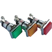 R サカズメ　ランプ交換型超高輝度ＬＥＤ表示灯（ＡＣ２００Ｖ接続）　赤　Φ１６