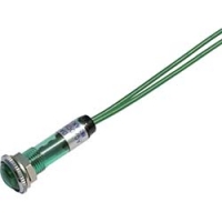 DC100V-G サカズメ　ＬＥＤ表示灯　ＤＡ－８ＦＬ－４　（ＡＣ／ＤＣ１００Ｖ接続）　Φ８　緑