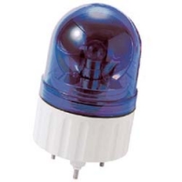 ユニット（株） 882-37B ユニット　超小型電球回転灯ブザー付ＤＣ２４Ｖ青