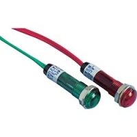 （株）坂詰製作所 DA-8FL-AC100V-R サカズメ　超高輝度ＬＥＤ表示灯（ＡＣ１００Ｖ用電源にダイレクト接続）赤　φ８