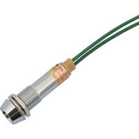 DC200V-G サカズメ　ＬＥＤ表示灯　ＤＡ－１０ＪＰＬ　（ＡＣ／ＤＣ２００Ｖ接続）Φ１０　緑