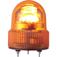 （株）パトライト SKHE-100-Y パトライト　ＳＫＨＥ型　ＬＥＤ回転灯　Φ１１８　オールプラスチックタイプ