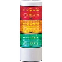 （株）パトライト LES-302AW-RYG パトライト　ＬＥＳ－ＡＷ型　ＬＥＤ薄型小型積層信号灯　Φ５０　直取付け