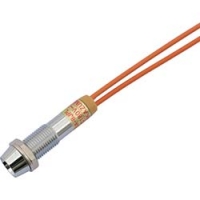 DC200V-W サカズメ　ＬＥＤ表示灯　ＤＡ－８ＪＰＬ　（ＡＣ／ＤＣ２００Ｖ接続）　Φ８　白