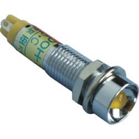 （株）坂詰製作所 DOH-7T-DC24V-O サカズメ　メタルフレーム形ＬＥＤ表示灯　ＤＯＨ－７Ｔ　ＤＣ２４Ｖ　橙　φ７