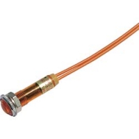 DC200V-O サカズメ　ＬＥＤ表示灯　ＤＡ－８ＦＬ－４　（ＡＣ／ＤＣ２００Ｖ接続）　Φ８　橙