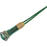 DC200V-G サカズメ　ＬＥＤ表示灯　ＤＡ－８ＦＬ－４　（ＡＣ／ＤＣ２００Ｖ接続）　Φ８　緑