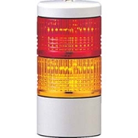 （株）パトライト LES-202AW-RY パトライト　ＬＥＳ－ＡＷ型　ＬＥＤ薄型小型積層信号灯　Φ５０　直取付け