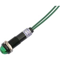 DC100V-G サカズメ　ＬＥＤ表示灯　ＤＡ－１０ＭＰＢＬ　（ＡＣ／ＤＣ１００Ｖ接続）Φ１０緑