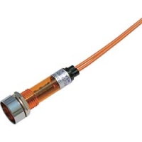 DC100V-O サカズメ　ＬＥＤ表示灯　ＤＡ－１０ＭＬ－１　（ＡＣ／ＤＣ１００Ｖ接続）Φ１０橙