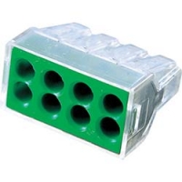 ワゴジャパン（株） WGX-8 ＷＡＧＯ　ＷＧＸ－８　差込コネクタ　８穴用　（１箱（ＰＫ）＝５０個入）