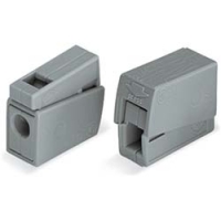 ワゴジャパン（株） LC-1-PK ＷＡＧＯ　ＬＣ－１　ライティングコネクタ　グレー　８個入