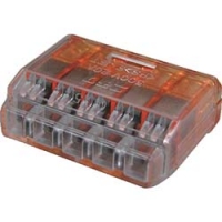 日本中山 TRUSCO  T-QL-5 ＴＲＵＳＣＯ　差込形電線コネクタ極数５　（７個入）