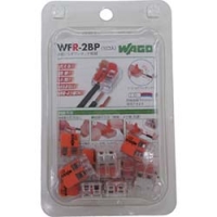 ワゴジャパン（株） WFR-2BP ＷＡＧＯ　ＷＦＲ－２　より線・単線ワンタッチ接続可能コネクタ　２穴用　１０個入