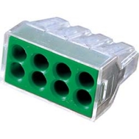 ワゴジャパン（株） WGX-8-PK ＷＡＧＯ　ＷＧＸ－８　差込コネクタ　８穴用　４個入