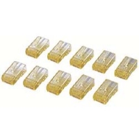 日本 ELECOM  LD-RJ45Y10 エレコム　ＣＡＴ５Ｅ対応ＲＪ４５コネクタ１０個（イエロー）