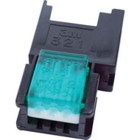 美国 3M   37303-2124-000 FL ３Ｍ　ミニ・クランプ　ワイヤーマウントソケット３極　ケーブル中継接続用