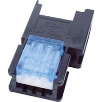 美国 3M   37303-2165-000 FL ３Ｍ　ミニ・クランプ　ワイヤーマウントソケット３極　ケーブル中継接続用