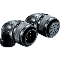 日本航空電子工業（株） NMS3108B28-6P 航空電子　丸型ＭＳコネクタ　ライトアングルプラグ　シェル２８　配列記号２８－６