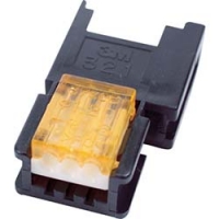 美国 3M   37303-3163-000 FL ３Ｍ　ミニ・クランプ　ワイヤーマウントソケット３極　ケーブル中継接続用