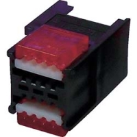 美国 3M   37308-3101-0W0 FL ３Ｍ　ミニ・クランプ　ワイヤーマウントソケット８極　ケーブル中継接続用