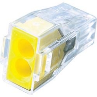 ワゴジャパン（株） WGX-2 ＷＡＧＯ　ＷＧＸ－２　差込コネクタ　２穴用　（１箱（ＰＫ）＝１００個入）