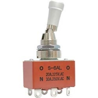 ＮＫＫスイッチズ（株） S-6AL ＮＫＫスイッチズ　レバーロック形トグルスイッチ　はんだ端子　２極ＯＮ‐ＯＮ