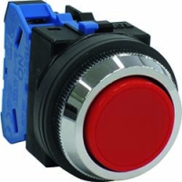 ＩＤＥＣ（株） ABN110R ＩＤＥＣ　平形押しボタンスイッチ　赤