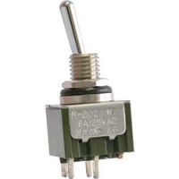 ＮＫＫスイッチズ（株） M-2021W ＮＫＫスイッチズ　防水形トグルスイッチ　２極ＯＮ－ＯＦＦ