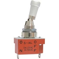 ＮＫＫスイッチズ（株） S-1AL ＮＫＫスイッチズ　レバーロック形トグルスイッチ　はんだ端子　単極ＯＮ‐ＯＦＦ